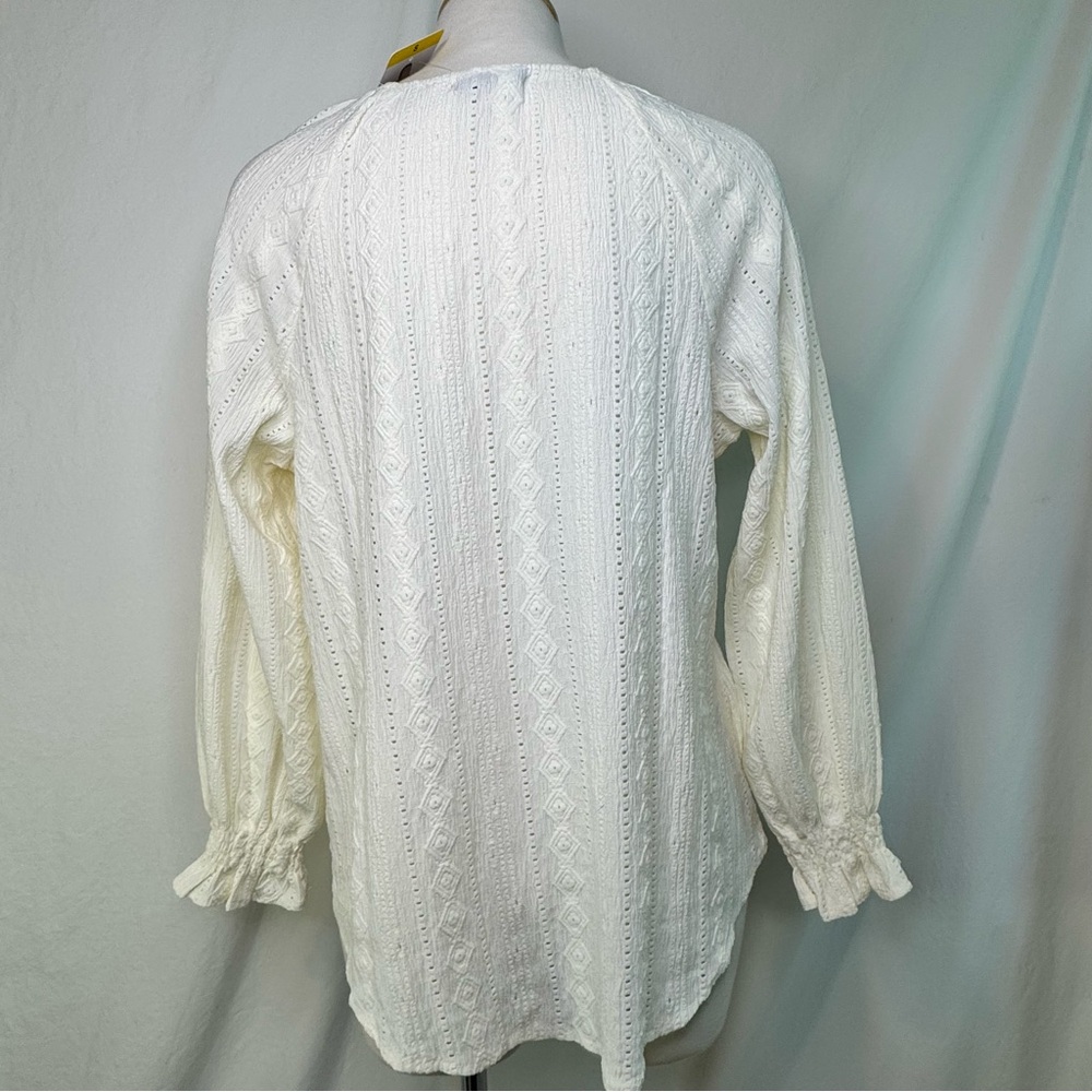 FYRE Cream Women's Top Size Small - Picture 6 of 7
